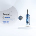 Dr. Pen 42-Pin replacement microneedle cartridge in clear blue, designed for M8S, A8S, A9, A11 series.