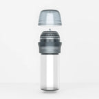 HN30 Derma Stamp: professional microneedling tool with clear serum ampoule, adjustable flow, and protective cap.