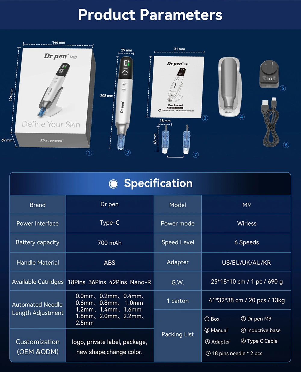 Dr. Pen M9 Microneedling Pen *NEW*