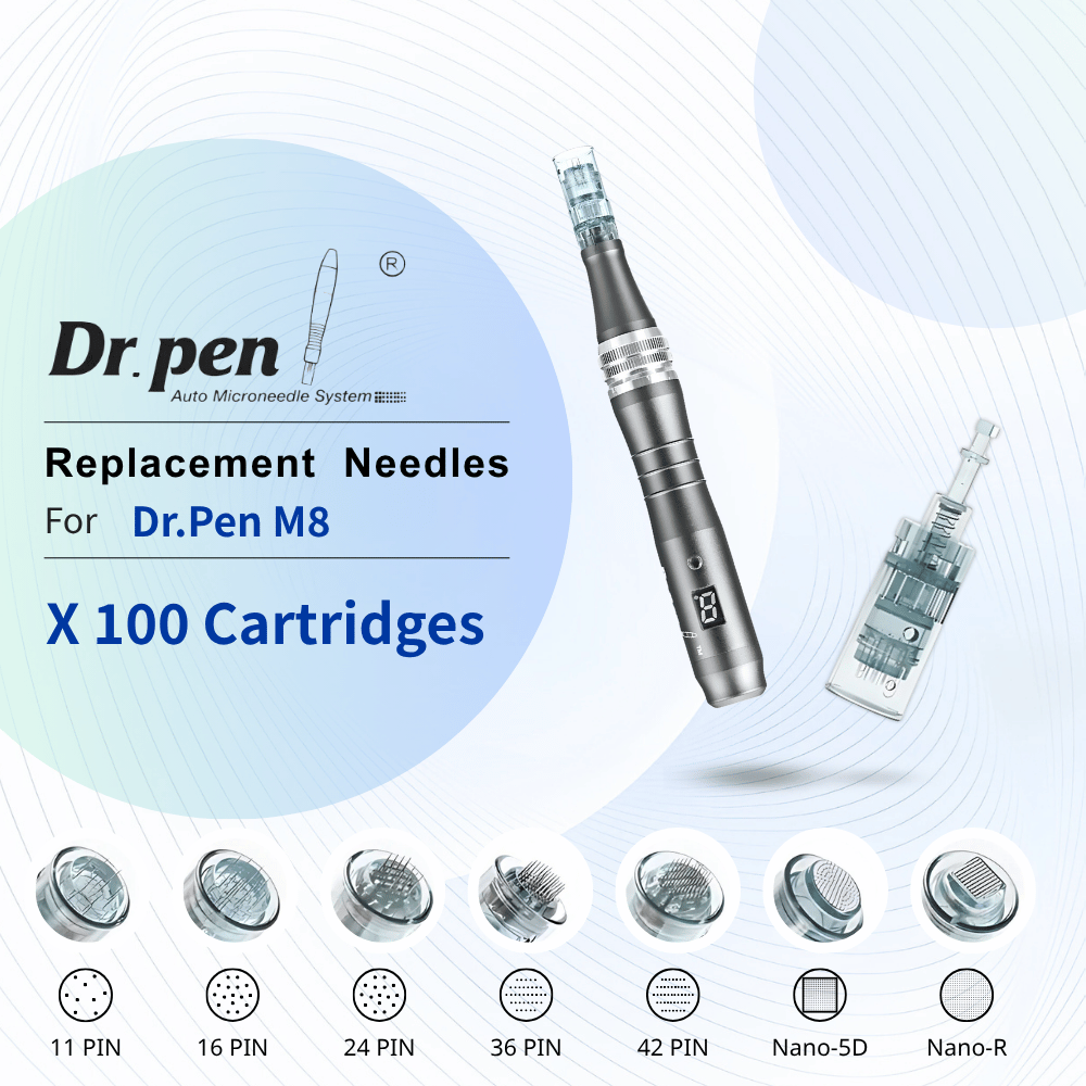 Dr.Pen Cartridges 11Pin / 100 Pcs Dr. Pen M8 Cartridges 10 Pack