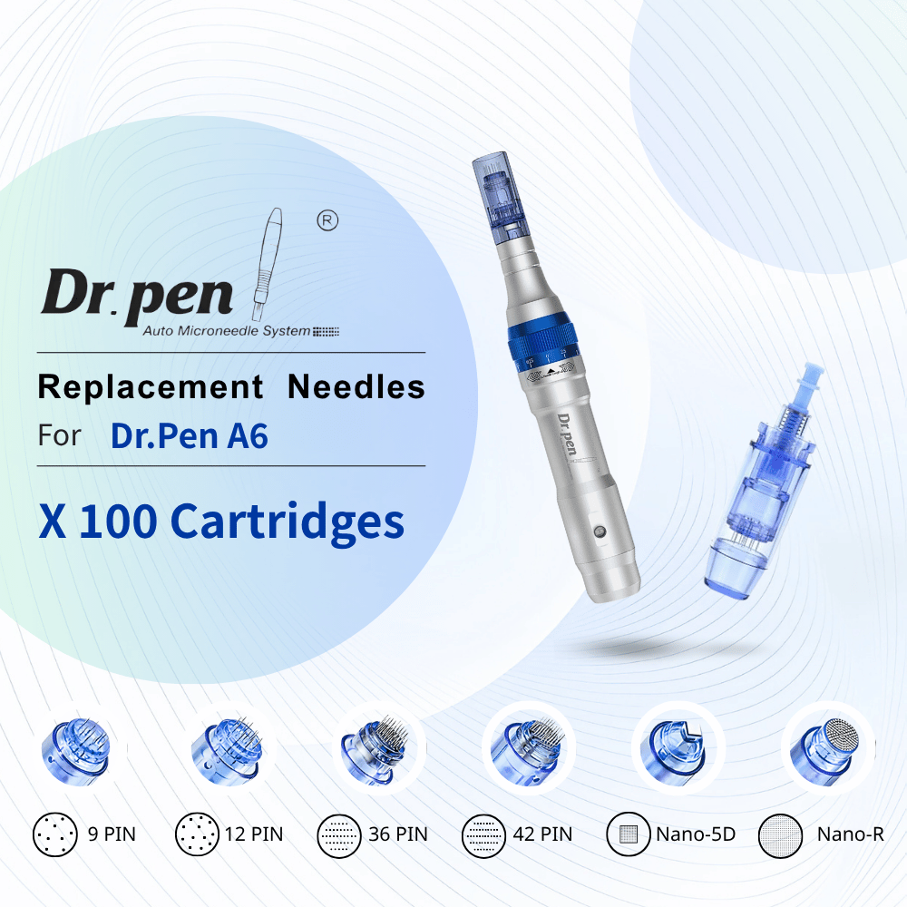 Dr.Pen Cartridges 9 Pin / 100 Pcs Dr. Pen A6 Cartridges 10 Pack
