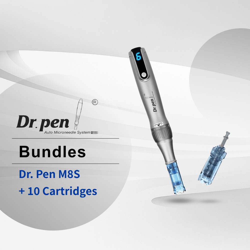 Dr.Pen Microneedling Pen M8S+10 Cartridges Dr. Pen M8S Microneedling Pen